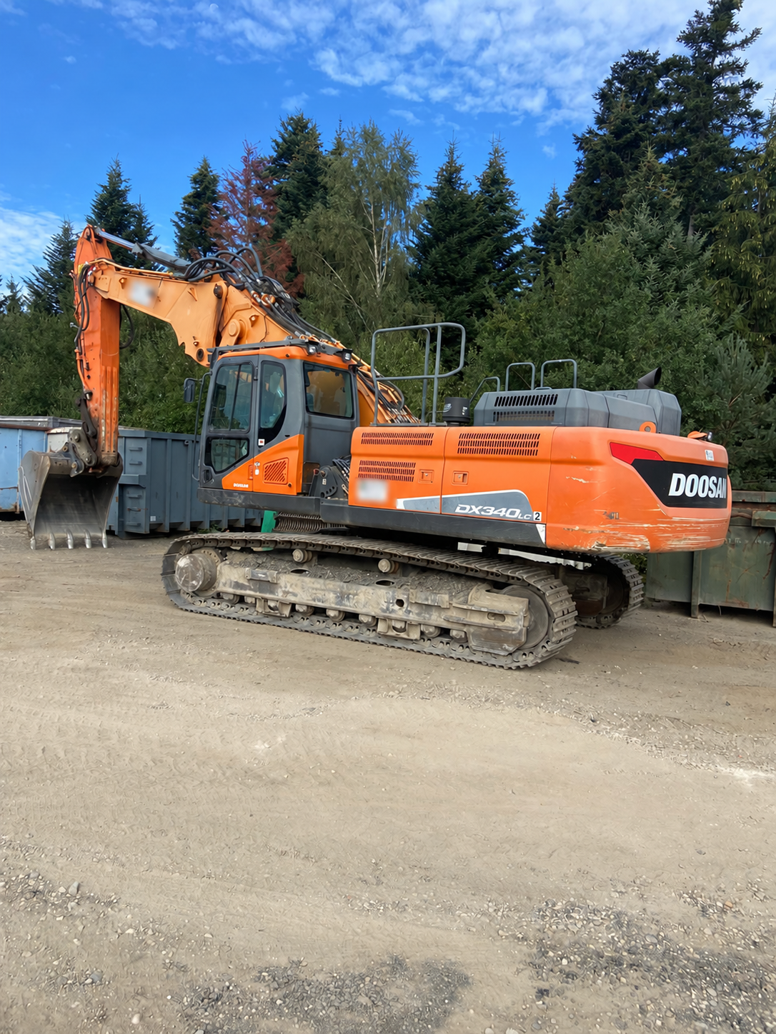 Doosan DX340LC-5 — Vue ensemble