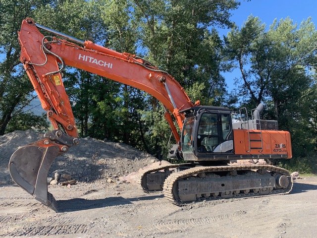 Pelle sur chenilles Hitachi ZX470LCH-5 avec son godet, TOP MACHINERY
