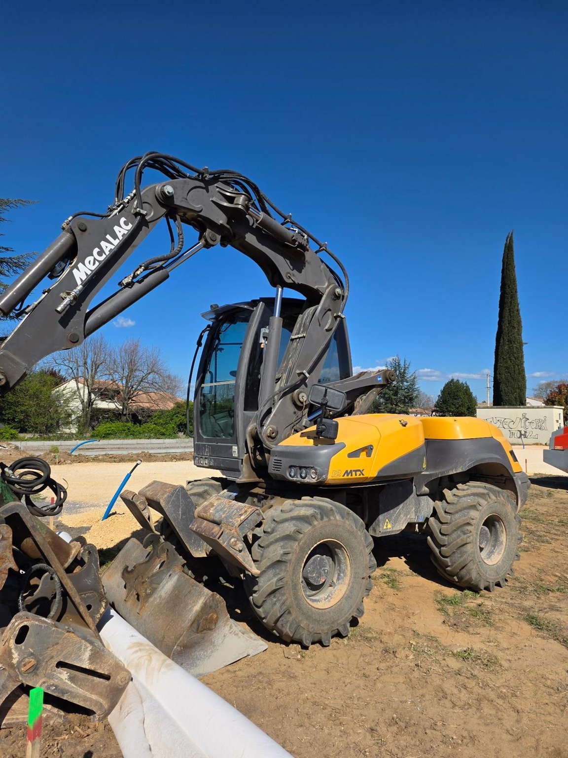Pelle sur pneus Mecalac 12MTX de 2021, référence TOP E000281